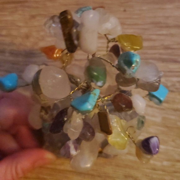 Crystal Gemstone Tree with Ocean Jasper Chips - Picture 6 of 7